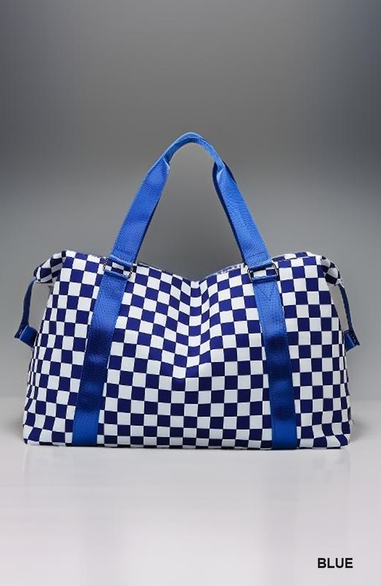 Checkered Weekend duffle bag