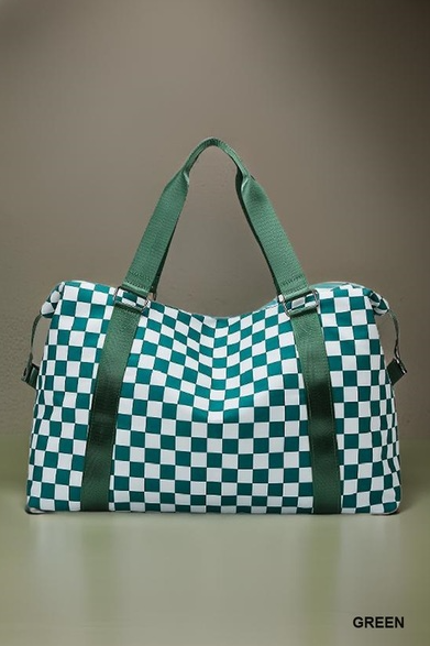 Checkered Weekend duffle bag