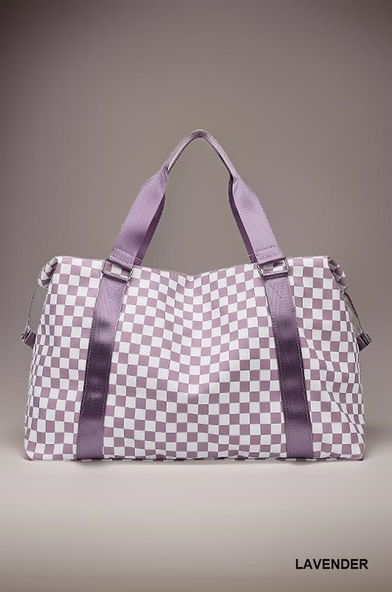 Checkered Weekend duffle bag