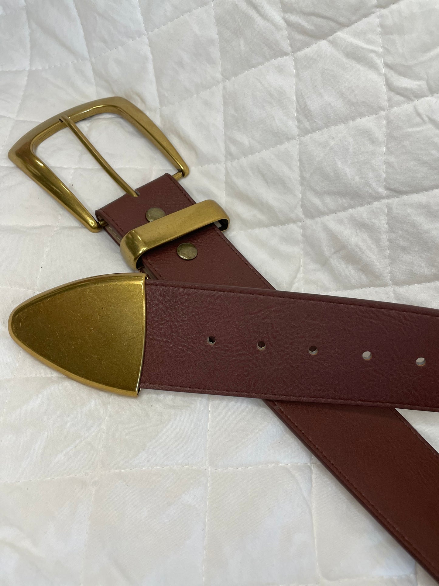 Wide Statement Buckle Belt