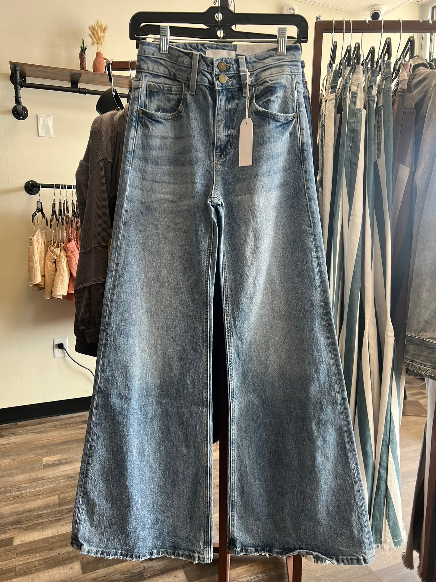 Petra High Waisted Vintage Wide Leg Jeans