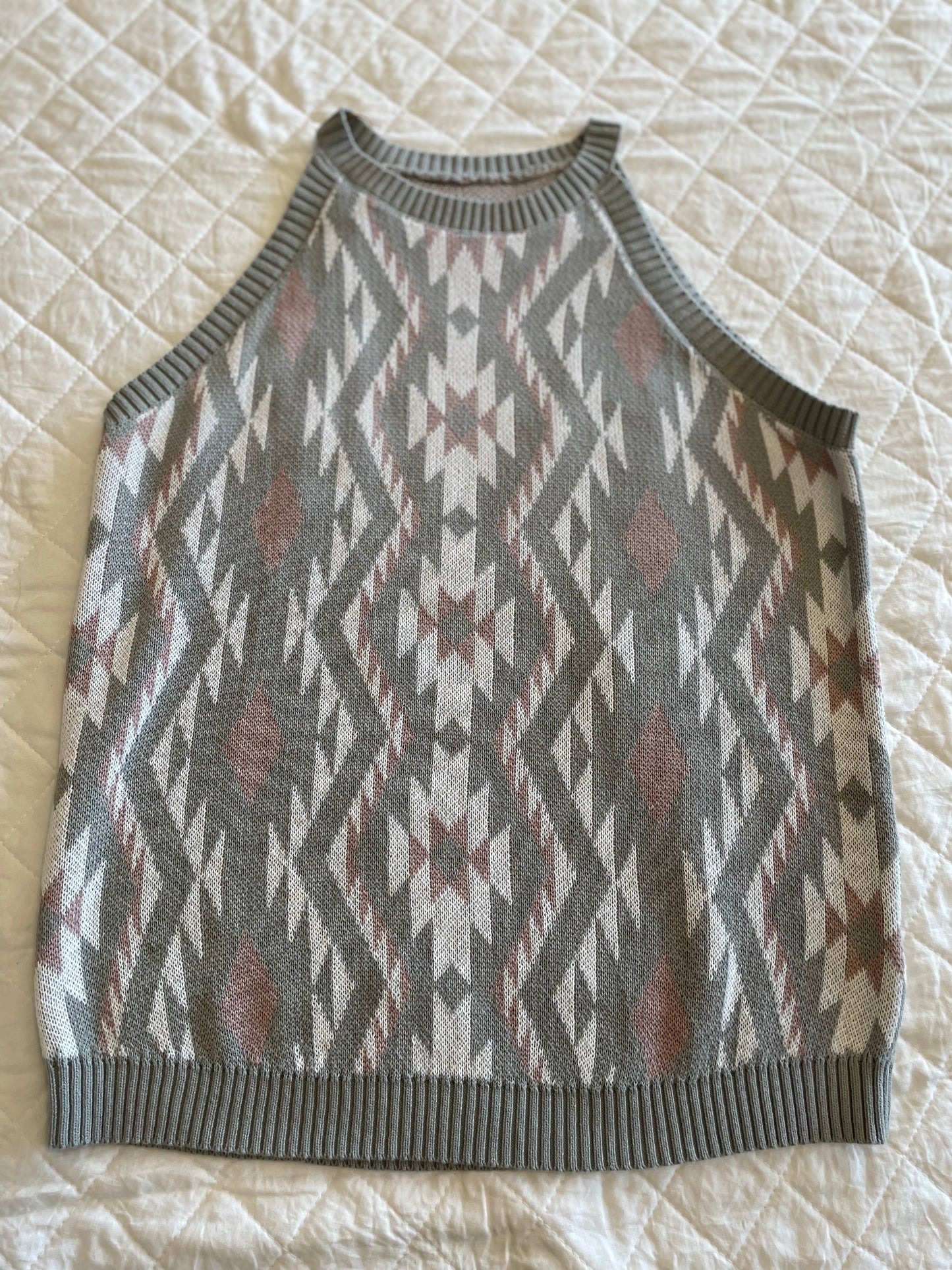 Aztec Sweater Tank