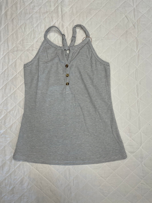 Henley Striped Tank