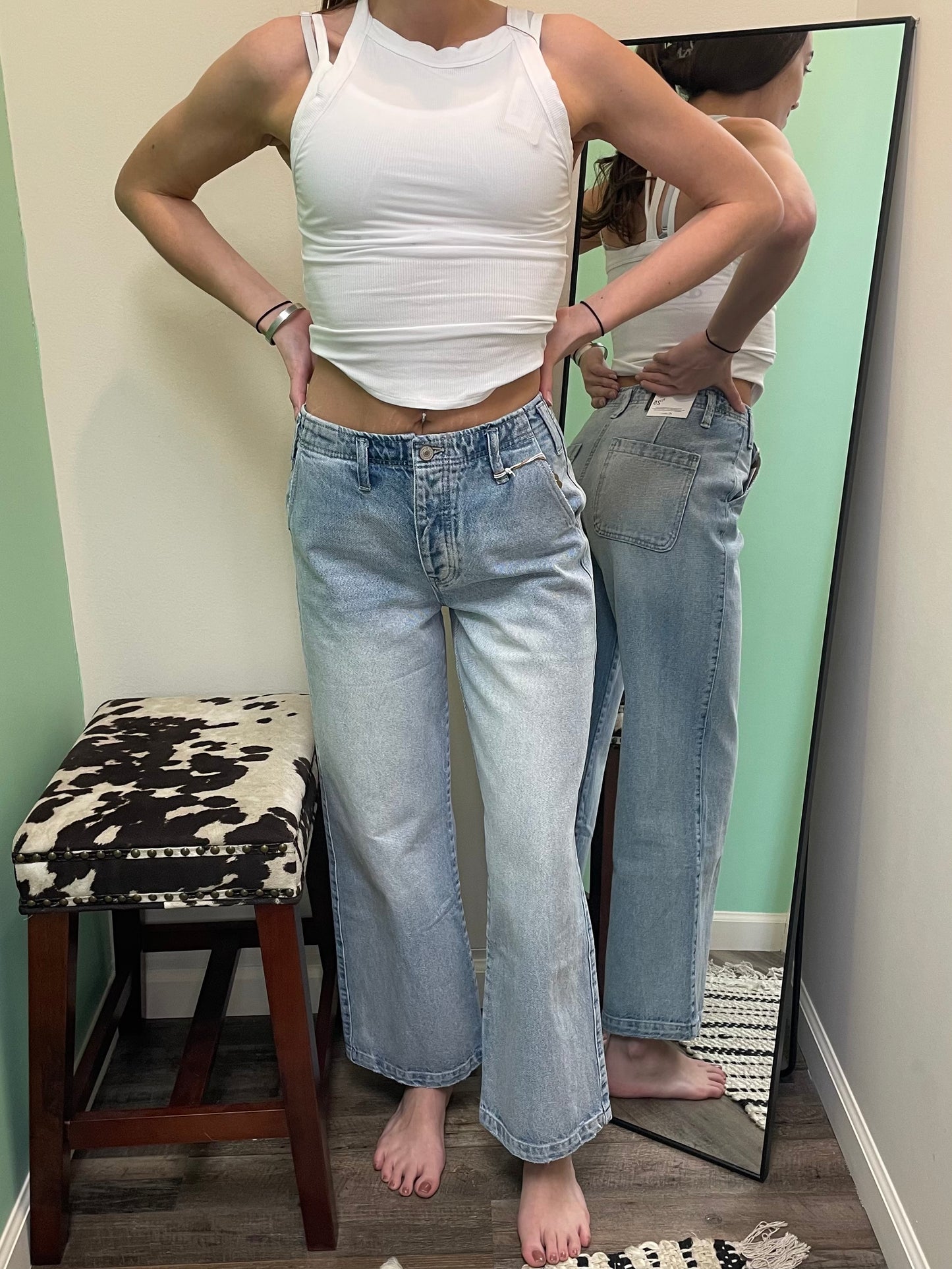 Kancan "Sterling" Wide Leg Jeans