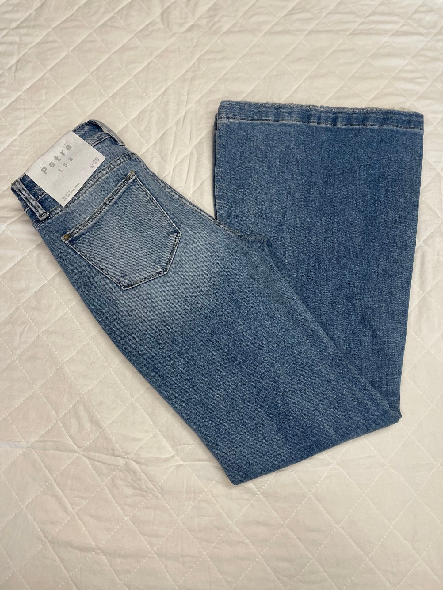 Petra Light Wash Flare Jeans