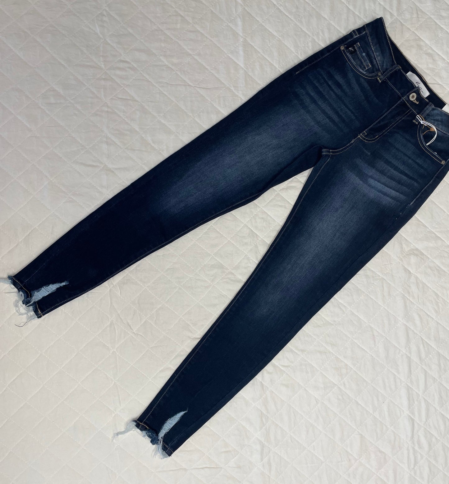 Kancan "Maria" Super High Rise Skinny Crop Jeans