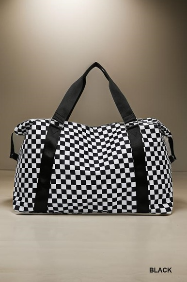 Checkered Weekend duffle bag