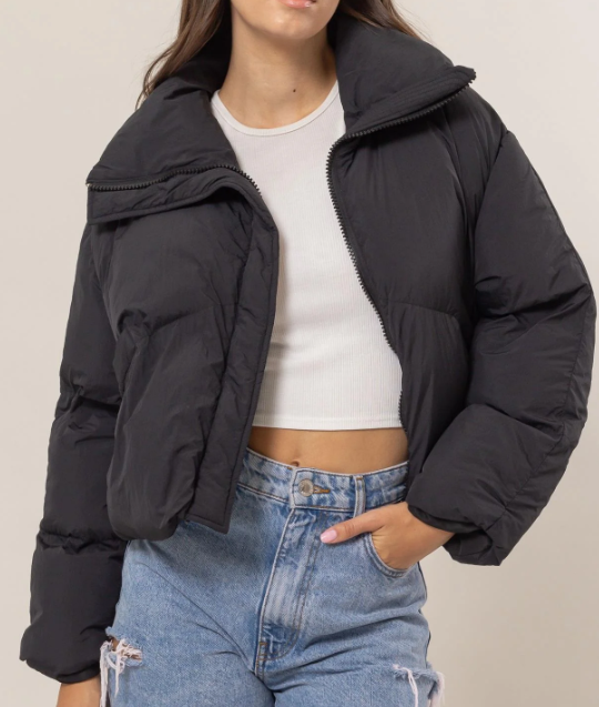 High Neck Puffer Jacket