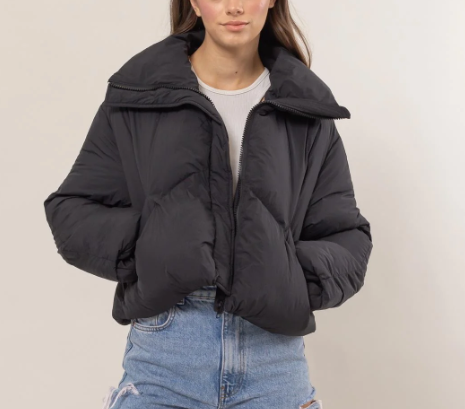 High Neck Puffer Jacket