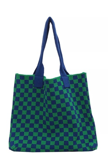 Checkered Tote Bag