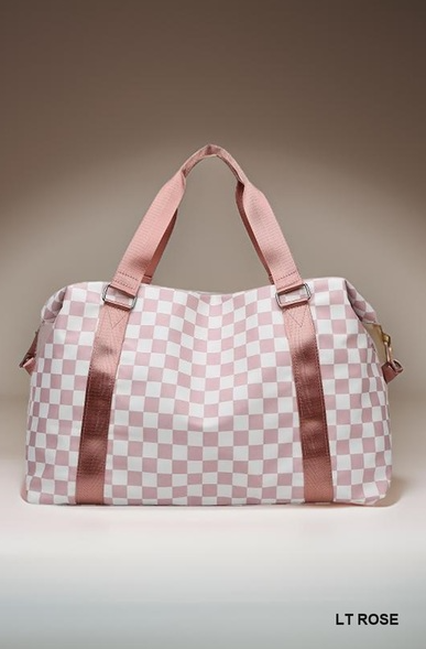 Checkered Weekend duffle bag